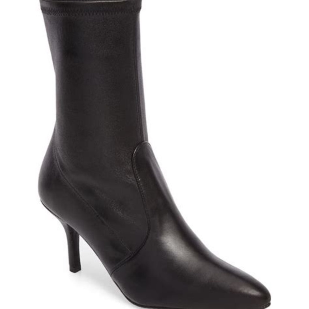 Stuart Weitzman Cling Stretch sock bootie w box 7.5W